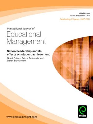 cover image of International Journal of Educational Management, Volume 25, Issue 1